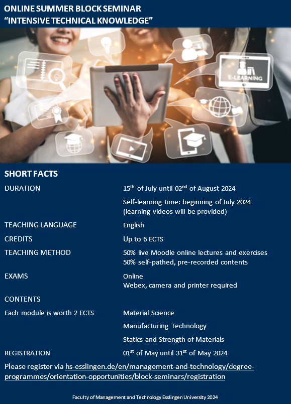 【Short-Term Program】Online Seminar-Intensive Technical Knowledge